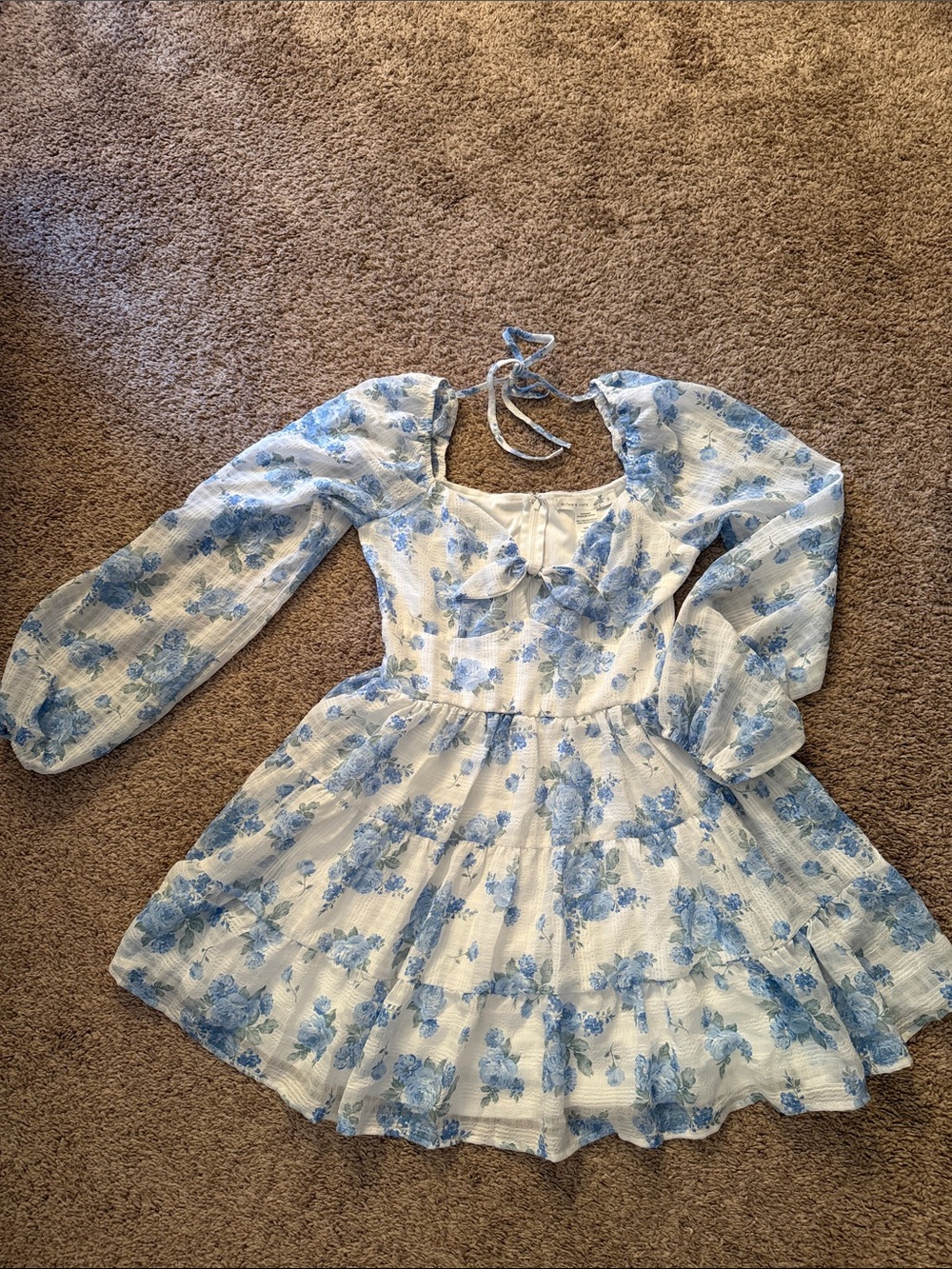 Altar’d State Cora Floral Mini Dress size S